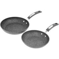 The Rock By Starfrit The Rock By Starfrit Set Of 2 Fry Pans With Bakelite Handles