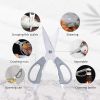 Kitchen Knife Set, 15 Piece Knife Sets with Block Chef Knife Stainless Steel Hollow Handle Cutlery with Manual Sharpener