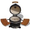 Kamado Barbecue Grill Smoker Ceramic 17.3"