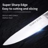 Kitchen Knife Set, 15 Piece Knife Sets with Block Chef Knife Stainless Steel Hollow Handle Cutlery with Manual Sharpener