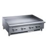 4-Burner Commercial  Griddle in Stainless Steel  with 4  legs