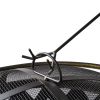 Outdoor Recreation Dinning Barbeque 32'' 2-in-1 Heating & BBQ Fire Pit