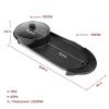 Portable 2 in 1 Non-Stick Electric Grill Pan Hot Pot Korean BBQ for Indoor Outdoor Use